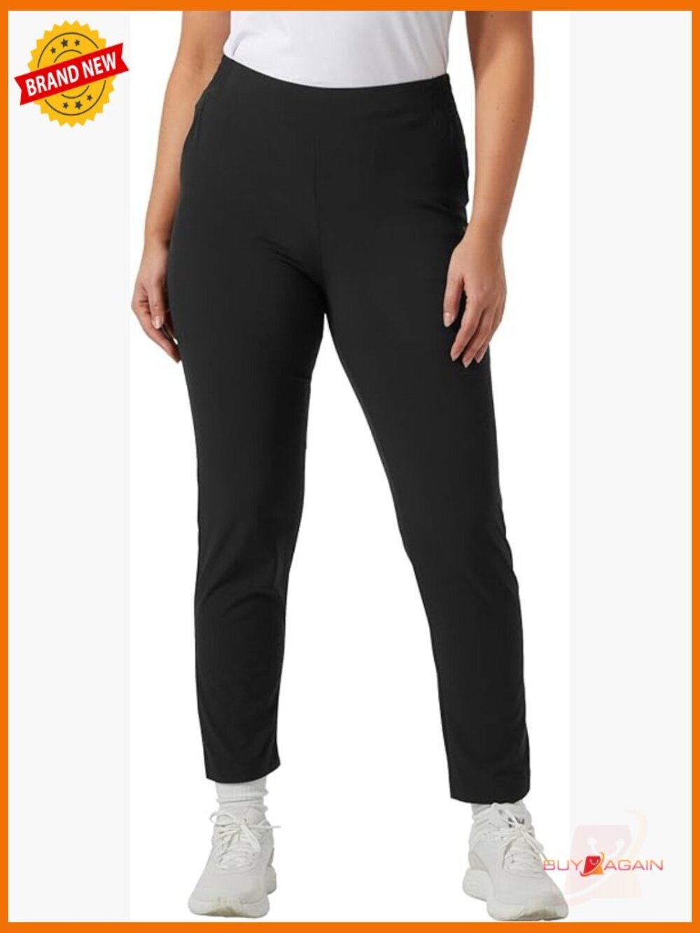 Lightweight Weekend Pants with Elastic Waist - Regular Fit